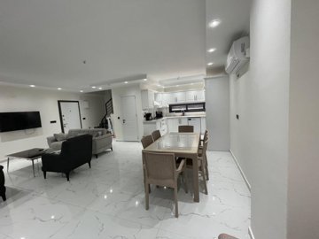 Attractive Detached Duplex Villa For Sale In Akbuk – Dining area to the kitchen