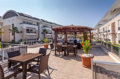 Must-See Property For Sale In Side - Seating and pergolas