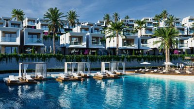 Nearing Completion Bodrum Properties For Sale - Large communal swimming pool