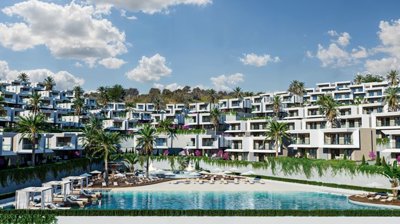 Nearing Completion Bodrum Properties For Sale - Artificial sandy beach