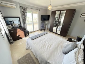 A Detached Immaculate Villa For Sale In Akbuk - Soacious double bedroom with ensuite & balcony