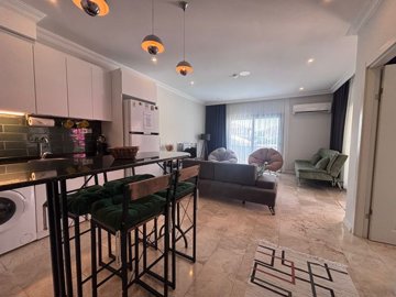 A Stylish Dalyan Bungalow For Sale With A Private Pool & Garden - Kitchen to the lounge