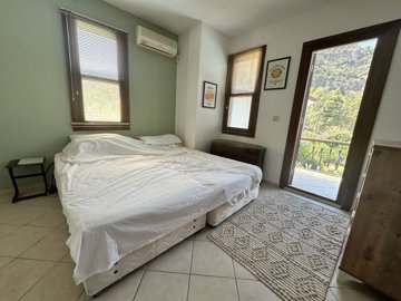 Ready-To-Move Dalyan Villa For Sale With Communal Gardens & Pool - First bedroom