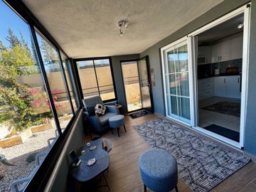 Detached Private Villa In Fethiye For Sale - Enclosed seating area