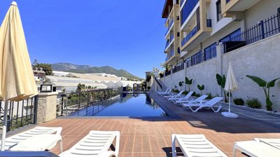 Sophisticated Apartment For Sale In Alanya – A delightful complex with communal pool