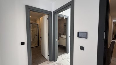 Sophisticated Apartment For Sale In Alanya – Hallway into the bedroom