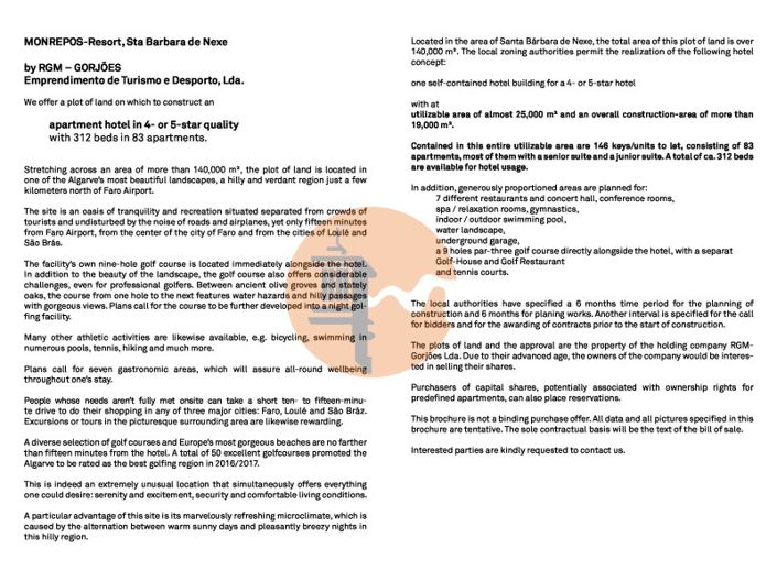 Image No.19-Un hôtel à vendre à Faro City