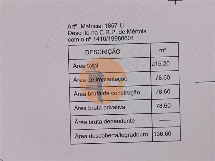 Image No.6-Maison de 1 chambre à vendre à Mértola