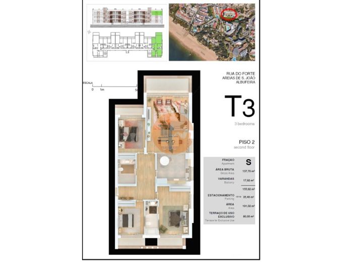 Image No.18-3 Bed Apartment for sale