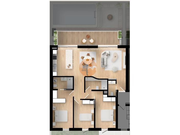 Image No.2-Appartement de 3 chambres à vendre à Olhão