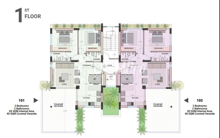 Image No.10-Appartement de 2 chambres à vendre à Kato Paphos