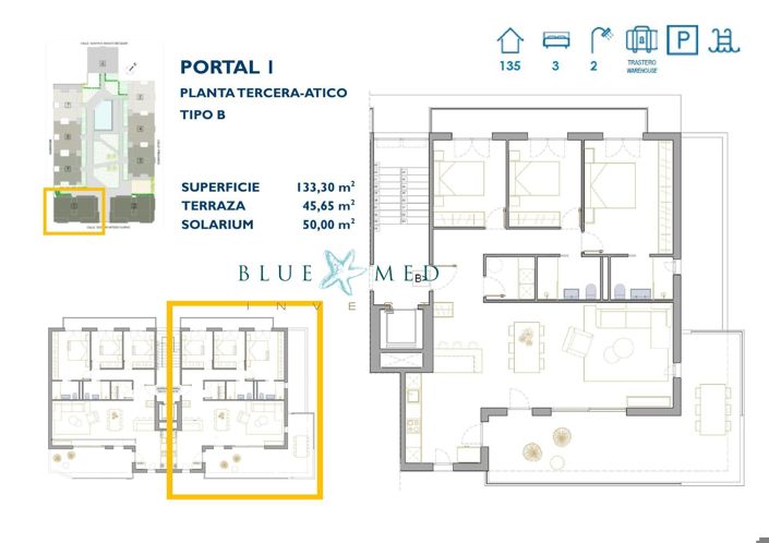 Image No.13-3 Bed Apartment for sale