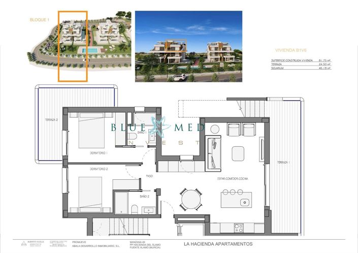 Image No.24-Appartement de 2 chambres à vendre à Hacienda del Alamo