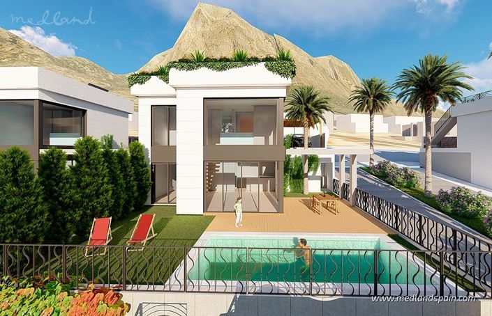 Image No.3-Villa de 3 chambres à vendre à Polop