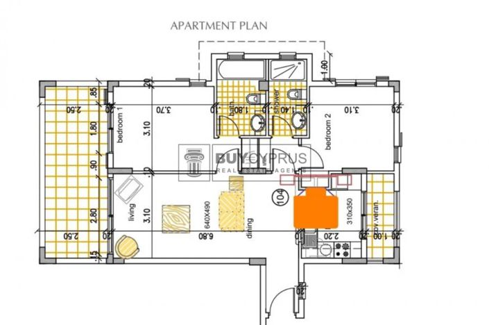 Image No.6-2 Bed Apartment for sale