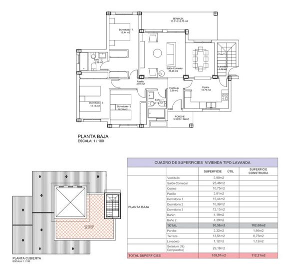 Image No.3-Villa de 2 chambres à vendre à Lorca