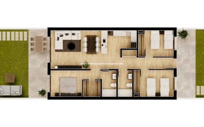 Image No.19-Bungalow de 3 chambres à vendre à Monforte del Cid