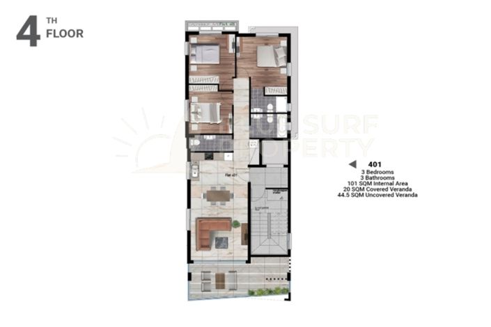 Image No.8-Appartement de 3 chambres à vendre à Faneromeni