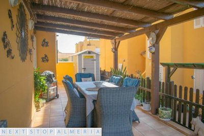 Pergola covered terrace