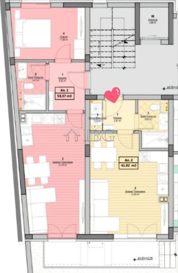 Image No.4-Appartement de 1 chambre à vendre à Burgas