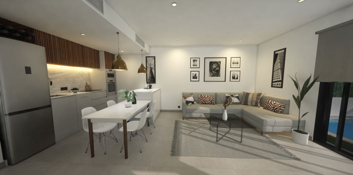 Image No.3-Villa de 3 chambres à vendre à Los Alcázares