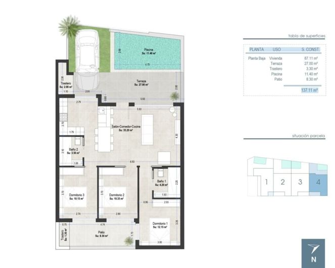 Image No.7-Penthouse de 3 chambres à vendre à San Pedro del Pinatar