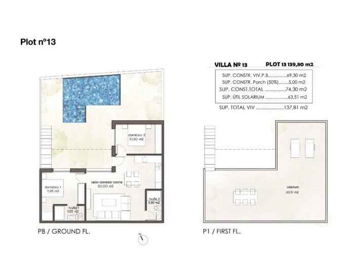 Image No.7-Villa de 2 chambres à vendre à Pilar de la Horadada