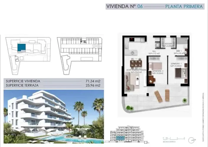 Image No.12-2 Bed Apartment for sale