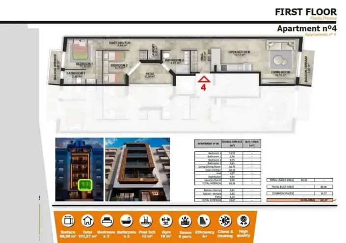 Image No.25-2 Bed Apartment for sale