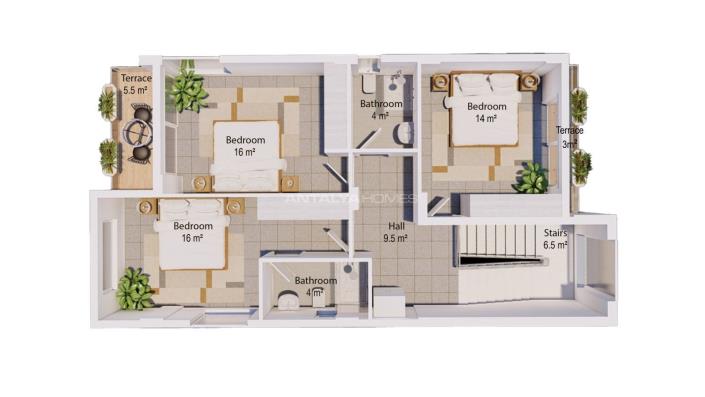 Image No.20-Maison de ville de 3 chambres à vendre à Famagusta