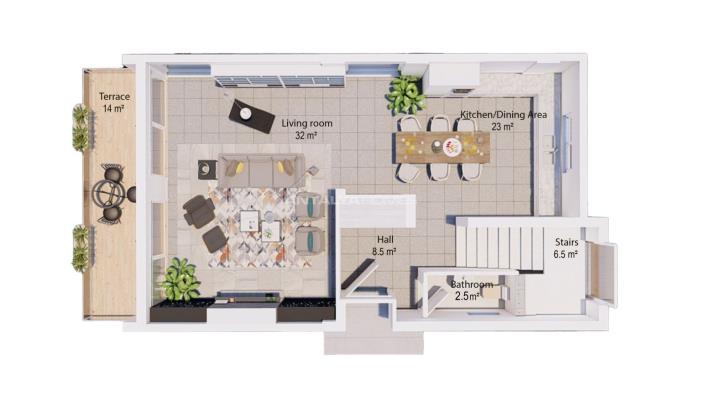 Image No.21-Maison de ville de 3 chambres à vendre à Famagusta