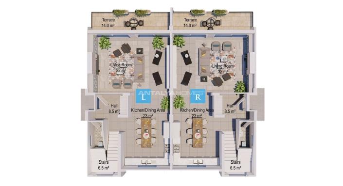 Image No.23-Maison de ville de 3 chambres à vendre à Famagusta