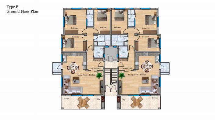 Image No.7-Appartement de 2 chambres à vendre à Famagusta