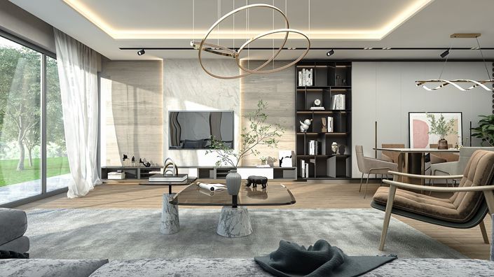 Image No.4-Maison / Villa de 4 chambres à vendre à Tömük