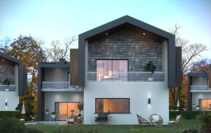 Image No.12-Maison / Villa de 4 chambres à vendre à Düzlerçami