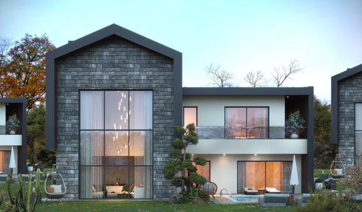 Image No.5-Maison / Villa de 4 chambres à vendre à Düzlerçami