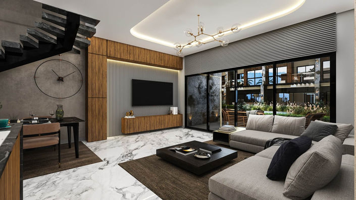 Image No.24-Maison / Villa de 3 chambres à vendre à Bayraklidede