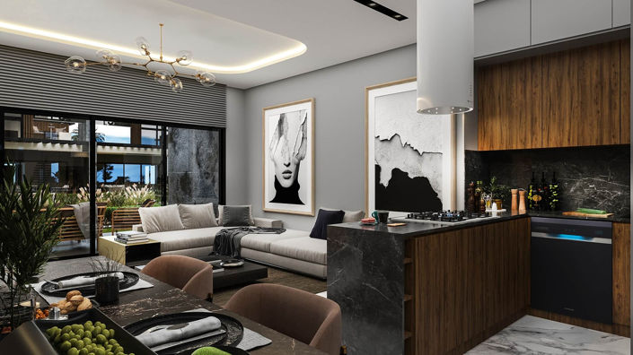 Image No.30-Maison / Villa de 3 chambres à vendre à Bayraklidede