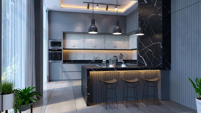 Image No.5-Appartement de 1 chambre à vendre à Merkez