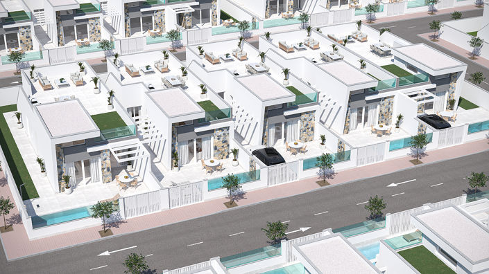 Image No.3-Maison / Villa de 3 chambres à vendre à Los Alcázares