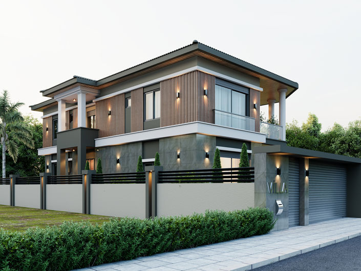 Image No.2-Maison / Villa de 4 chambres à vendre à Düzlerçami