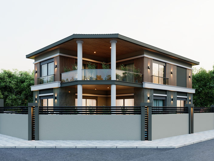 Image No.3-Maison / Villa de 4 chambres à vendre à Düzlerçami