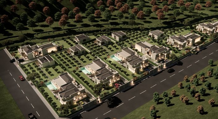 Image No.2-Maison / Villa de 5 chambres à vendre à Bayraklidede