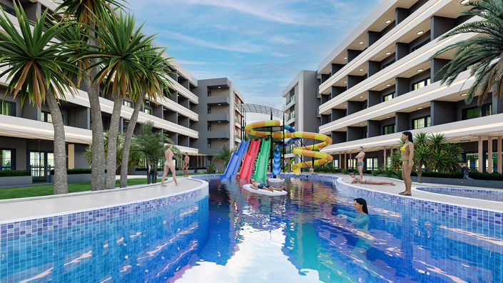 Image No.7-Appartement de 1 chambre à vendre à Tömük