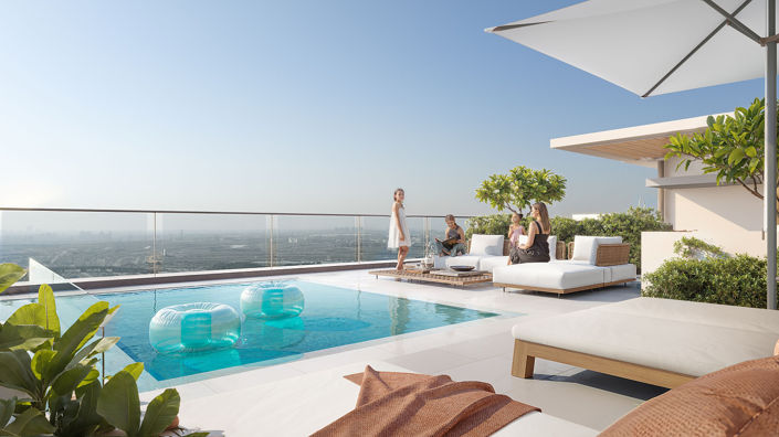 Image No.5-Appartement de 1 chambre à vendre à Dubailand