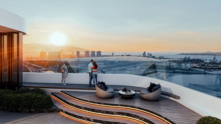 Image No.11-Appartement de 1 chambre à vendre à Cinarli