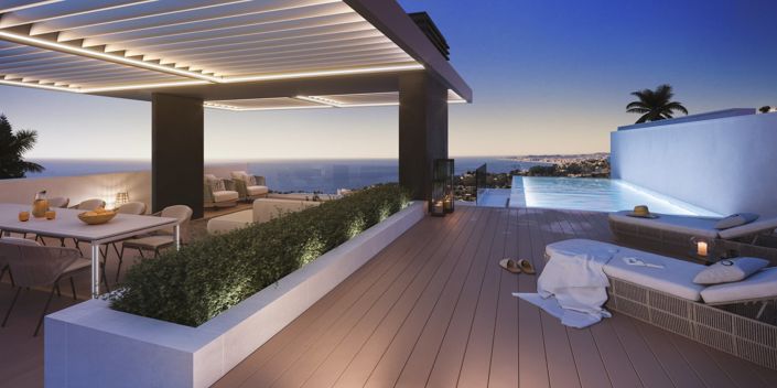 Image No.2-Maison / Villa de 4 chambres à vendre à Benalmadena