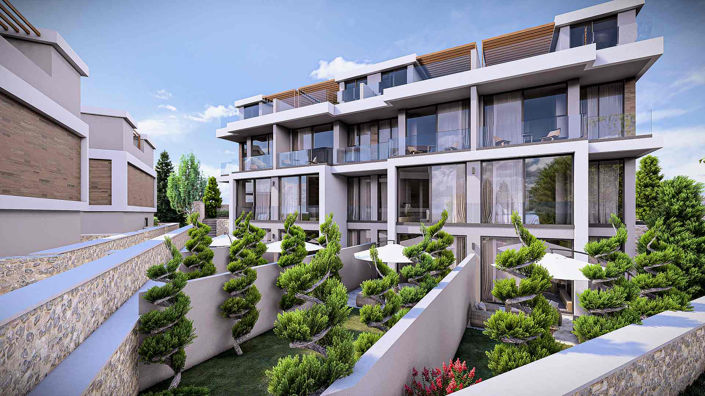 Image No.10-Maison / Villa de 2 chambres à vendre à Kalkan