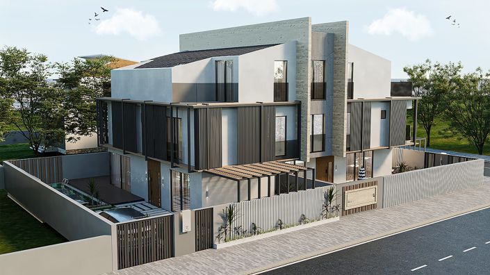 Image No.3-Maison / Villa de 5 chambres à vendre à Güzeloba