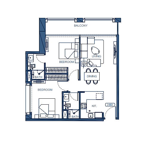 Image No.12-Appartement de 2 chambres à vendre à Dubai